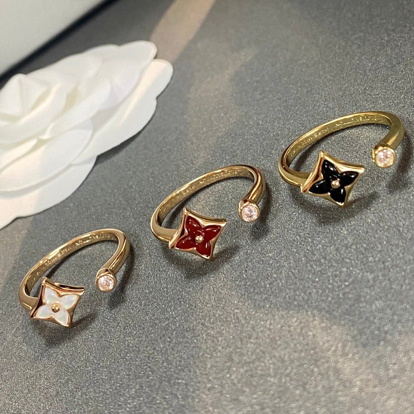 [Liorra]STAR 1 DIAMOND OPEN RING