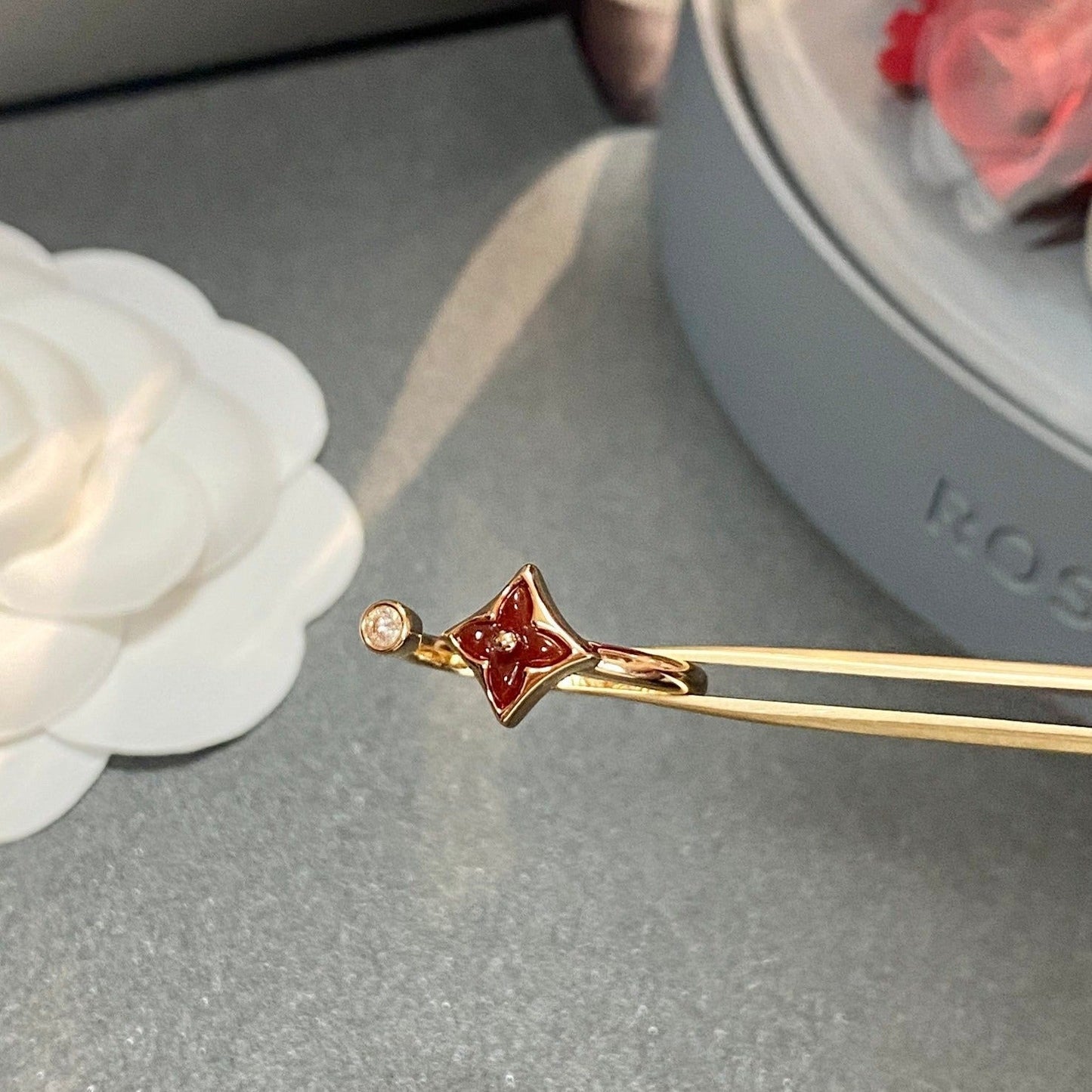 [Liorra]STAR 1 DIAMOND OPEN RING