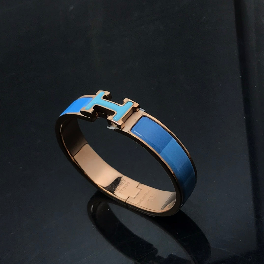 [Liorra]H BRACELET BLUE RAINBOW CERAMIC