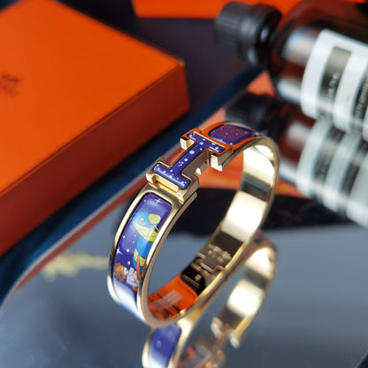 [Liorra]H STAR AND MOON BRACELET 12MM