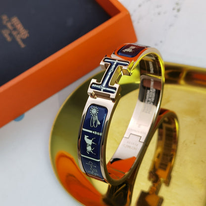 [Liorra]H COUVERTURES DARK BLUE BRACELET