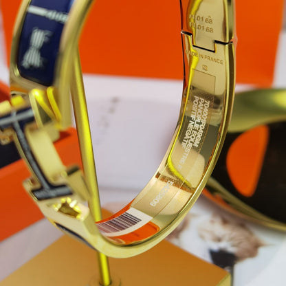 [Liorra]H COUVERTURES DARK BLUE BRACELET