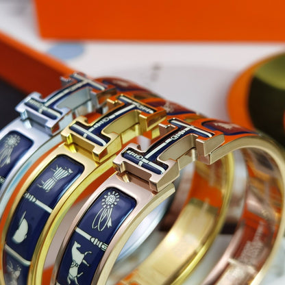 [Liorra]H COUVERTURES DARK BLUE BRACELET