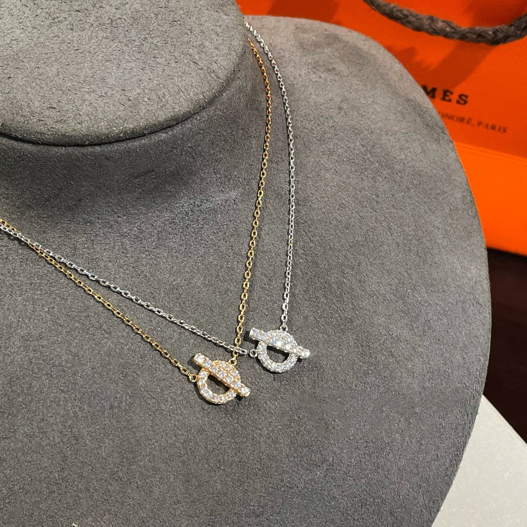 [Liorra]ECHAPEE NECKLACE DIAMOND