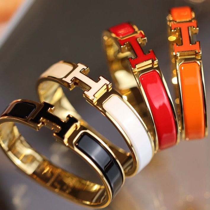 [Liorra]H BRACELET 12MM GOLD