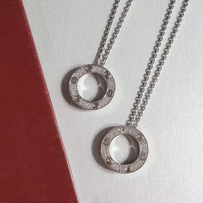 [Liorra]LOVE NECKLACE ADJUSTABLE SILVER