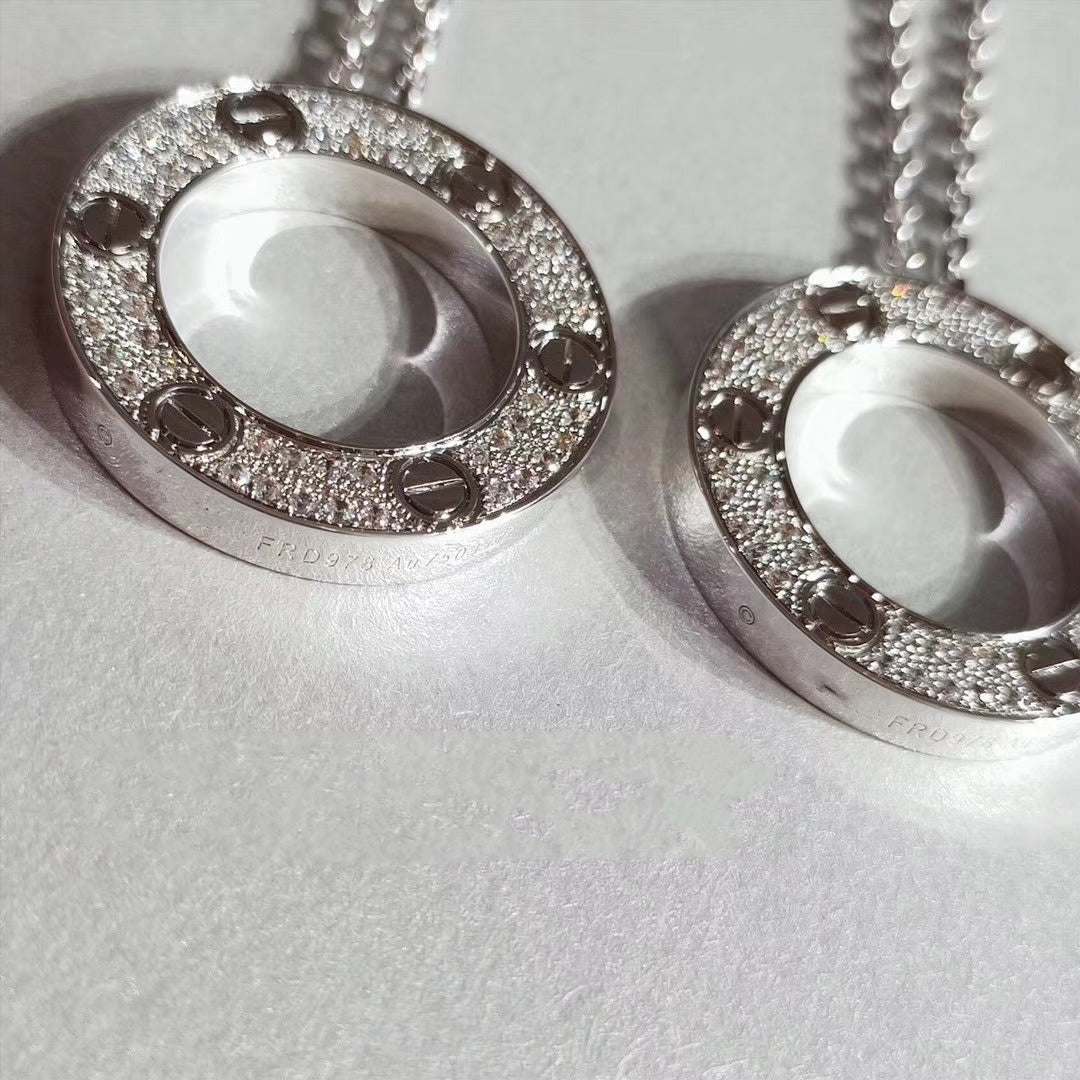 [Liorra]LOVE NECKLACE ADJUSTABLE SILVER