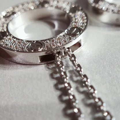 [Liorra]LOVE NECKLACE ADJUSTABLE SILVER