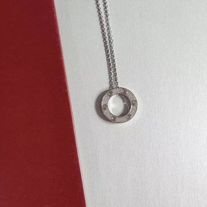 [Liorra]LOVE NECKLACE ADJUSTABLE SILVER