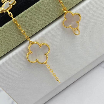 [Liorra]MAGIC CLOVER MOP GOLD BRACELET 5 MOTIFS