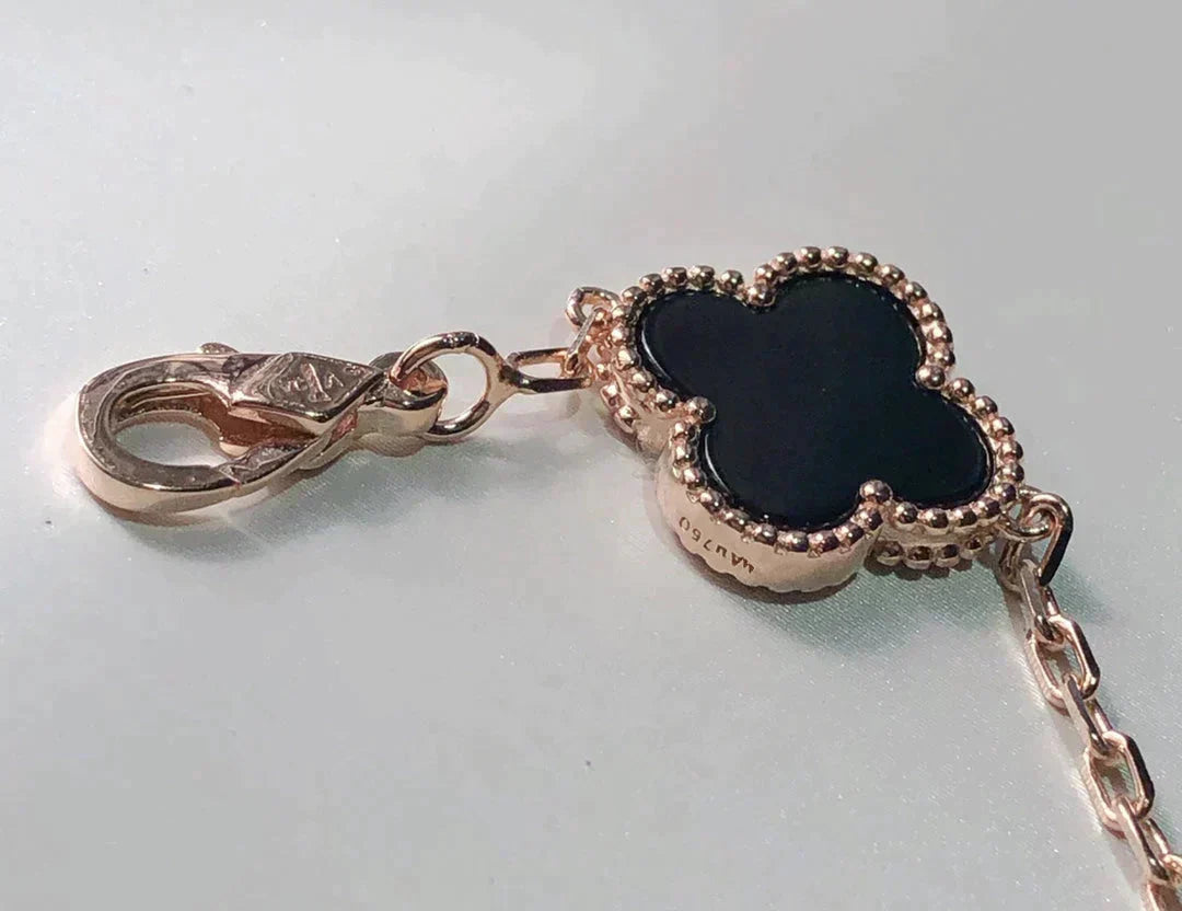 [Liorra]CLOVER 5 MOTIFS MULTICOLOR BRACELET