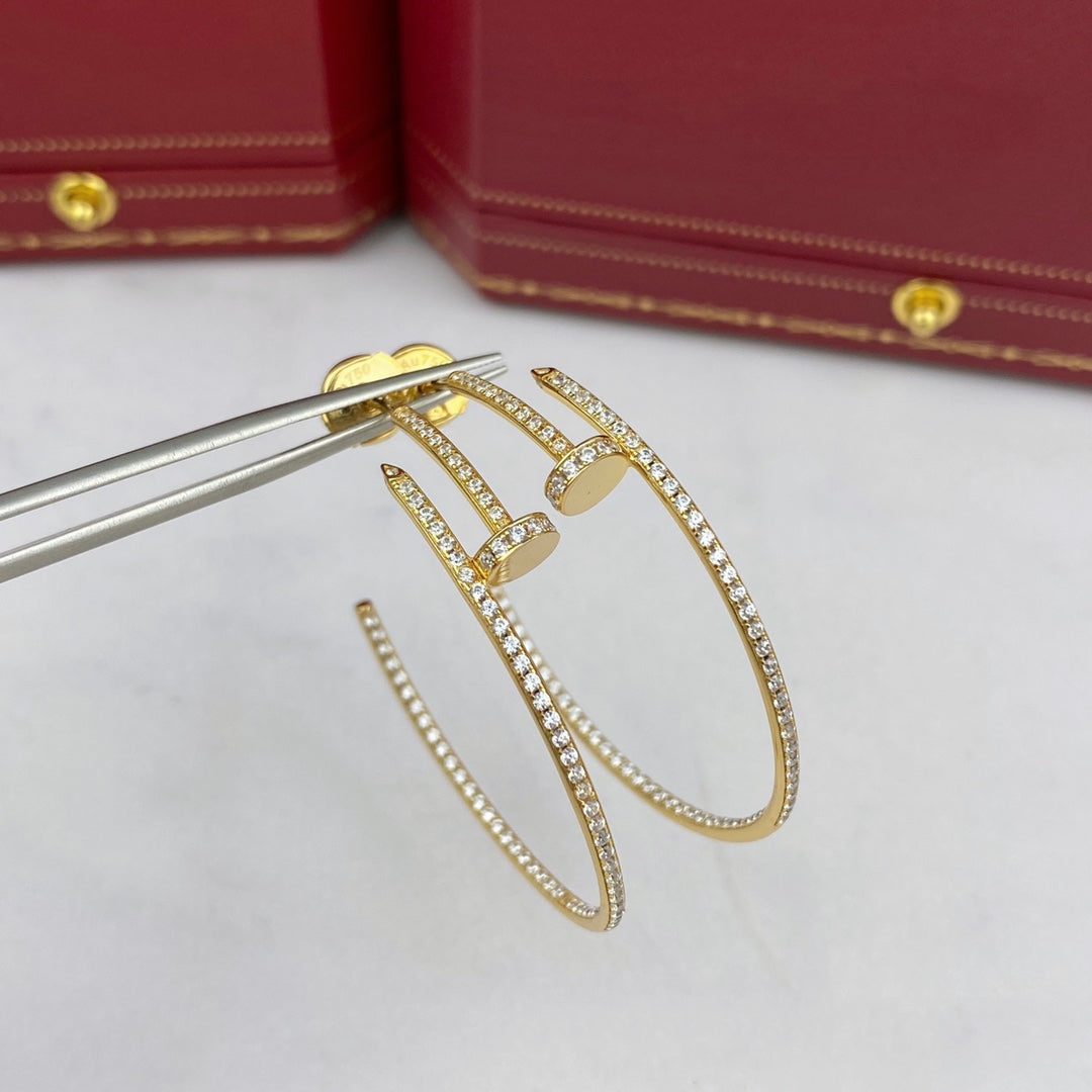 [Liorra]JUSTE EARRINGS FULL DIAMONDS 1.8MM