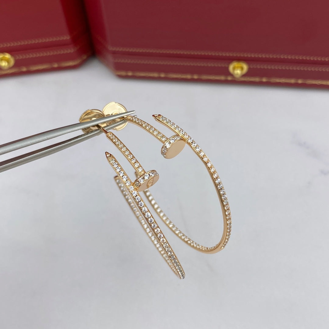 [Liorra]JUSTE EARRINGS FULL DIAMONDS 1.8MM