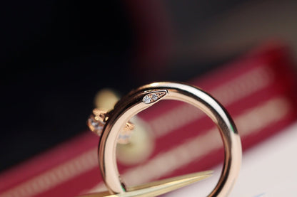 [Liorra]JUSTE RING 2.65MM PINK GOLD DIAMOND