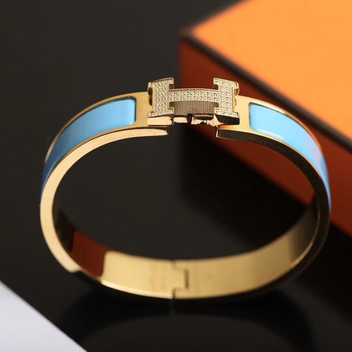[Liorra]H CLOUD BLUE BRACELET GOLD DIAMOND