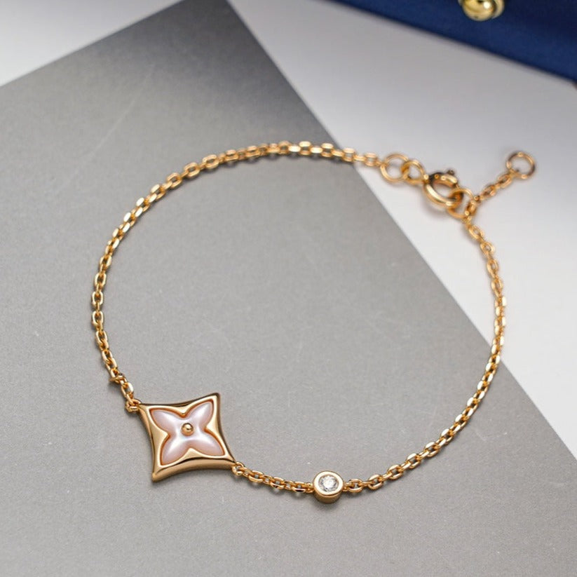[Liorra]STAR 1 DIAMOND PINK GOLD BRACELET