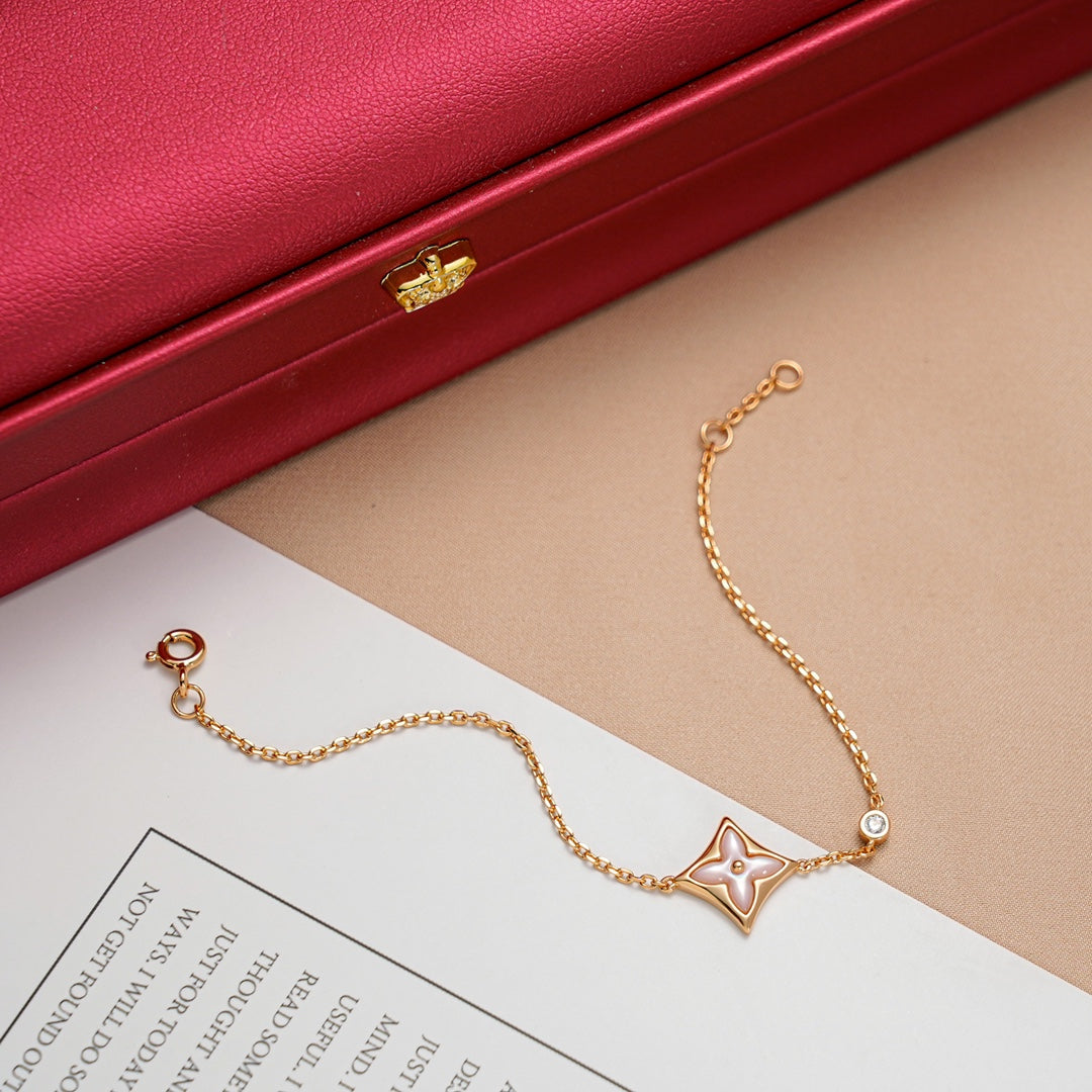 [Liorra]STAR 1 DIAMOND PINK GOLD BRACELET
