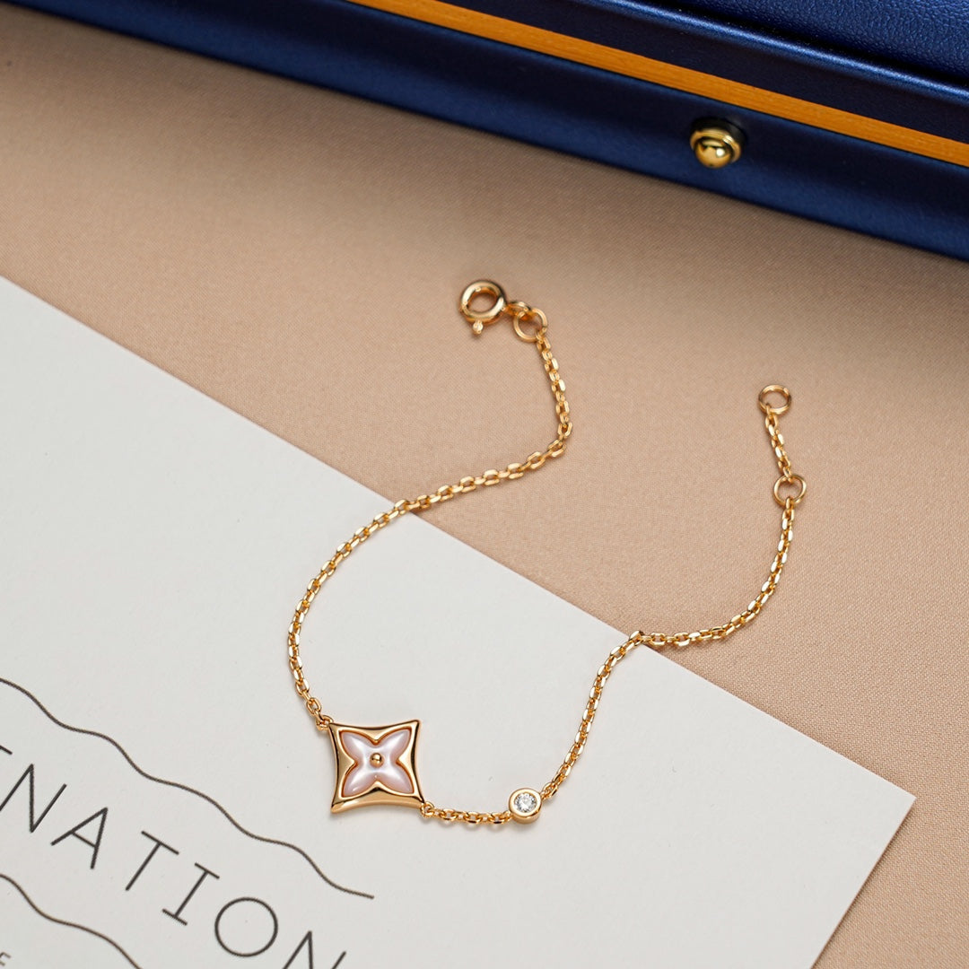 [Liorra]STAR 1 DIAMOND PINK GOLD BRACELET