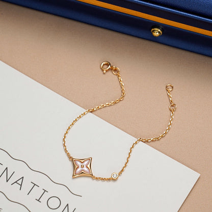 [Liorra]STAR 1 DIAMOND PINK GOLD BRACELET