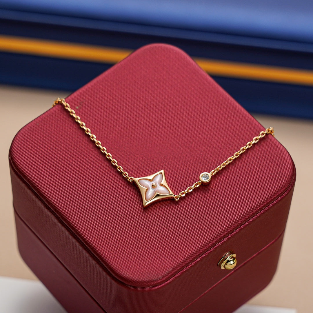 [Liorra]STAR 1 DIAMOND PINK GOLD BRACELET