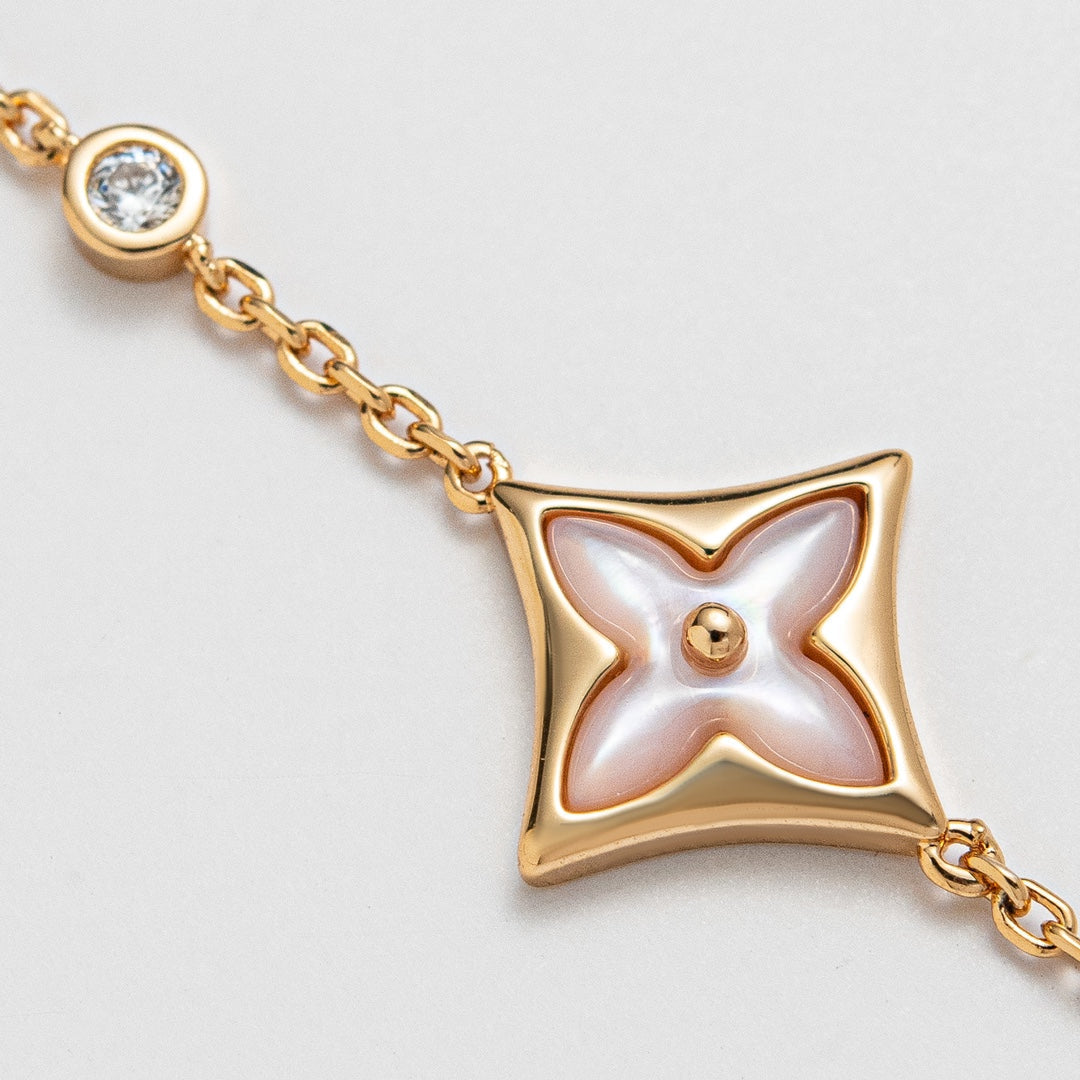 [Liorra]STAR 1 DIAMOND PINK GOLD BRACELET
