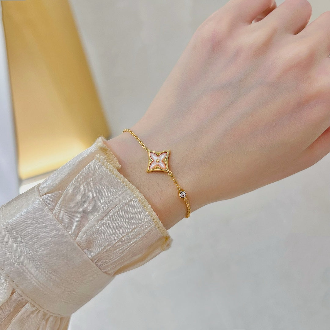 [Liorra]STAR 1 DIAMOND PINK GOLD BRACELET