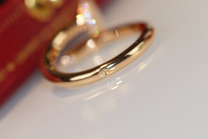 [Liorra]JUSTE RING 2.65MM GOLD DIAMOND