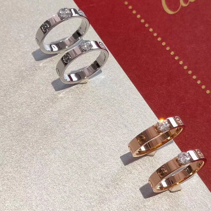 [Liorra]LOVE RING 3.6MM 1 BIG DIAMOND