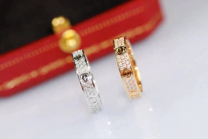 [Liorra]LOVE RING 3.6MM DIAMOND PAVED