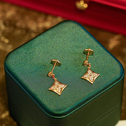 [Liorra]STAR DIAMONDS EARRINGS GOLD
