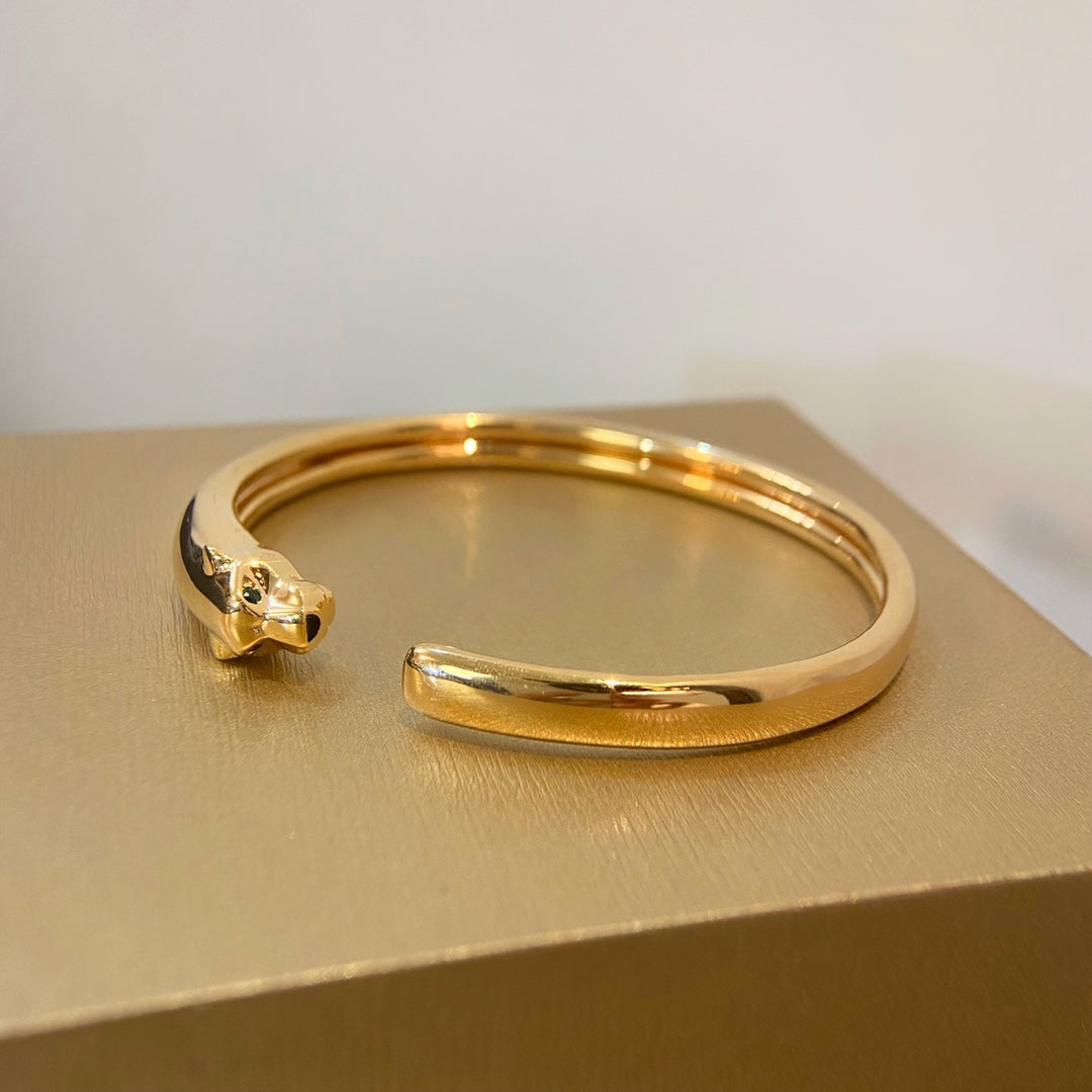 [Liorra]PANTHERE GOLD OPEN BRACELET