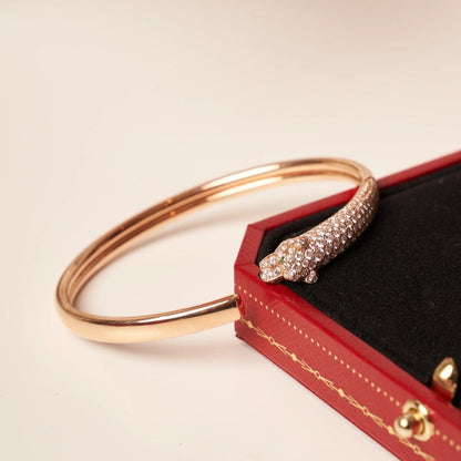 [Liorra]PANTHERE Liorra GOLD DIAMOND OPEN BRACELET
