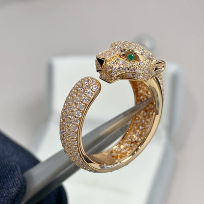 [Liorra]PANTHERE PINK GOLD DIAMOND RING