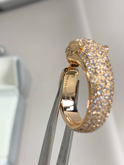 [Liorra]PANTHERE PINK GOLD DIAMOND RING