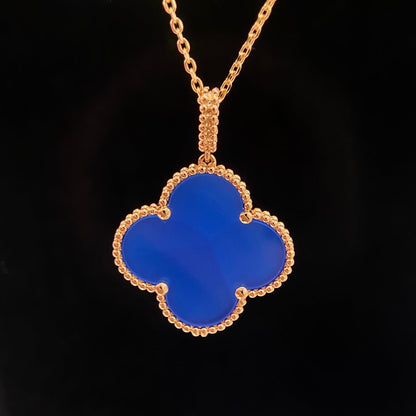 [Liorra]CLOVER 25MM NECKLACE TURQUOISE Liorra GOLD