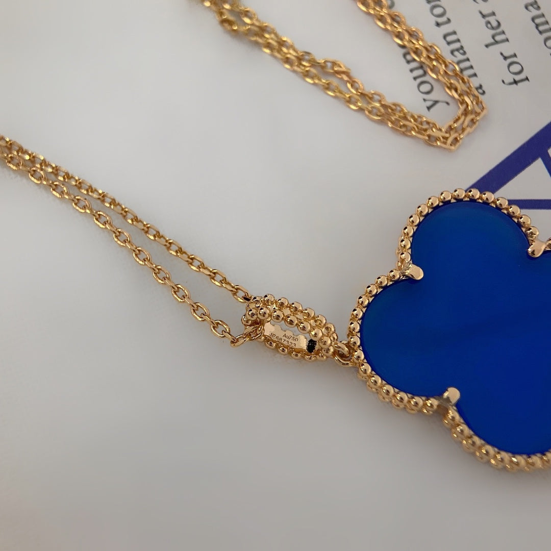 [Liorra]CLOVER 25MM NECKLACE TURQUOISE Liorra GOLD