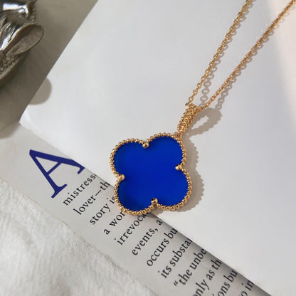 [Liorra]CLOVER 25MM NECKLACE TURQUOISE Liorra GOLD