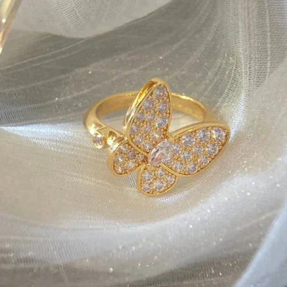 [Liorra]BUTTERFLY DIAMOND RING