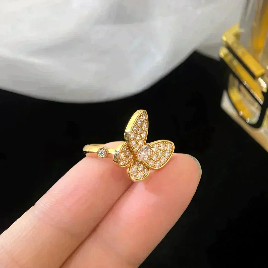 [Liorra]BUTTERFLY DIAMOND RING