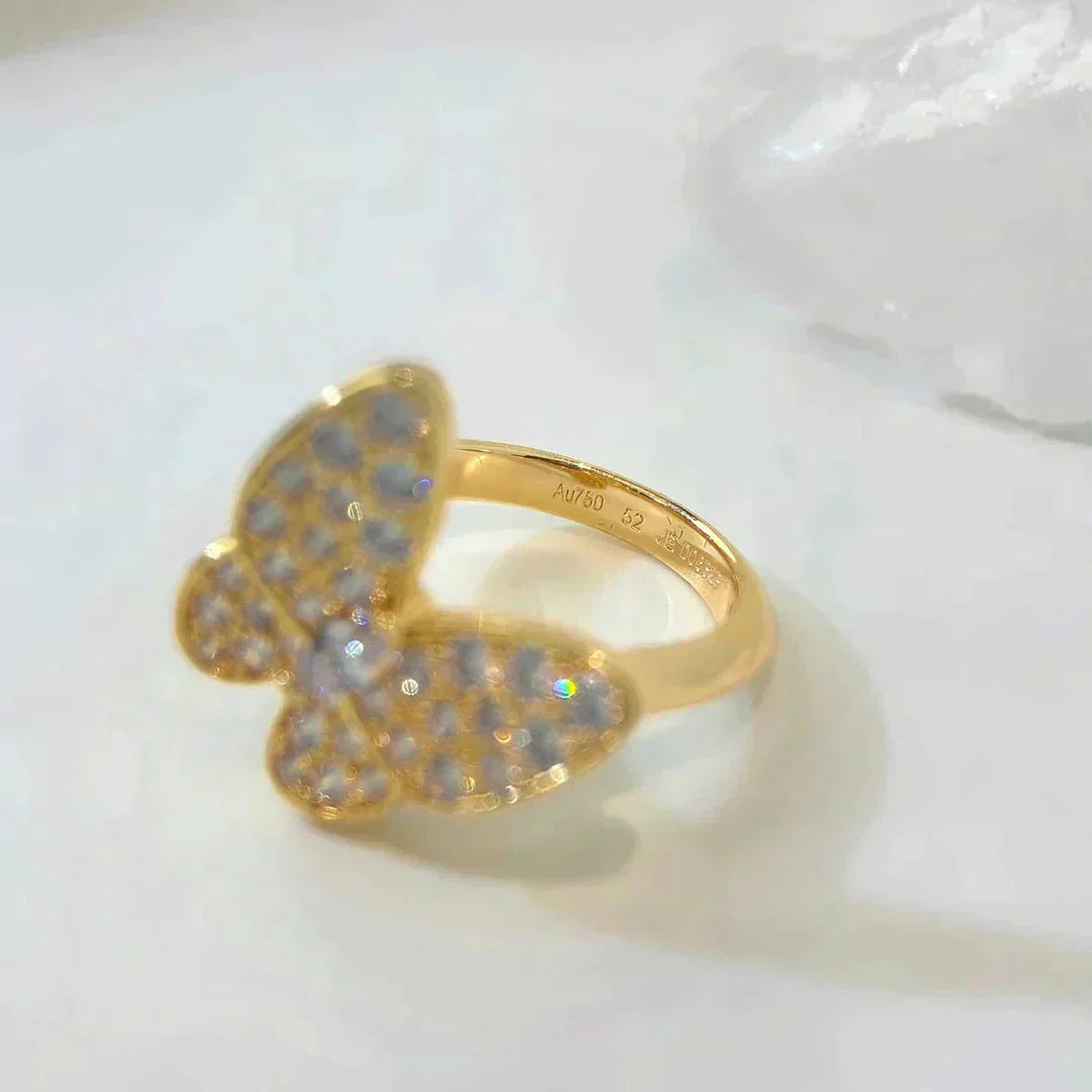 [Liorra]BUTTERFLY DIAMOND RING