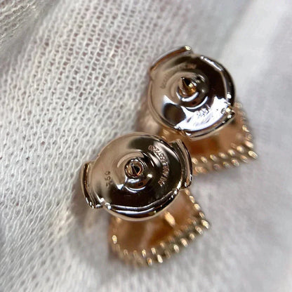 [Liorra]HEART CARNELIAN STUD EARRINGS