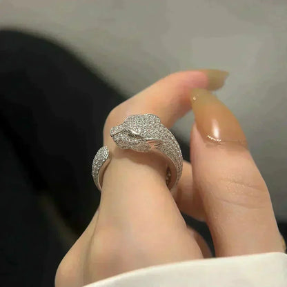 [Liorra]PANTHERE 5.5MM ALL DIAMOND RING