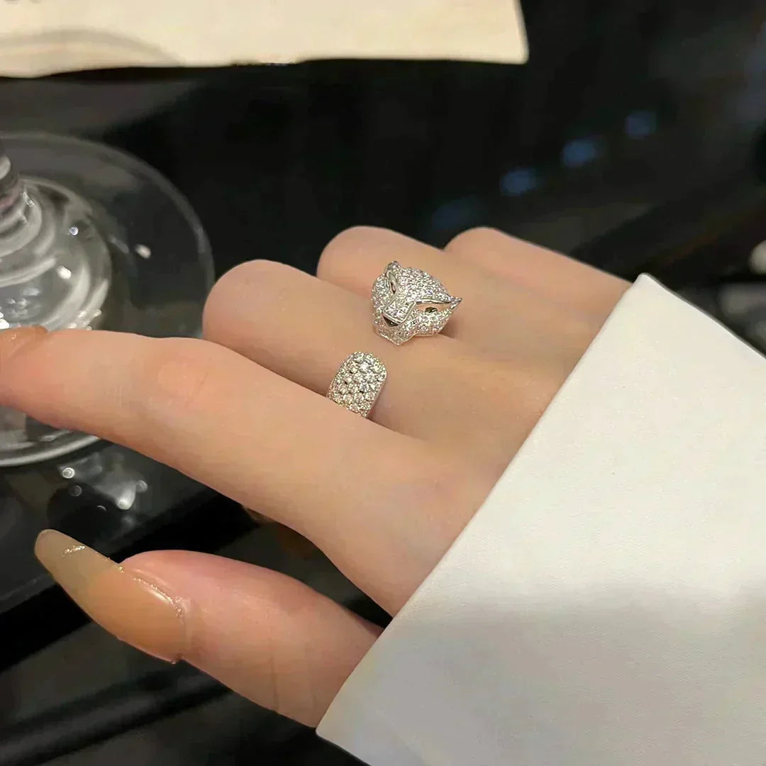 [Liorra]PANTHERE 5.5MM ALL DIAMOND RING