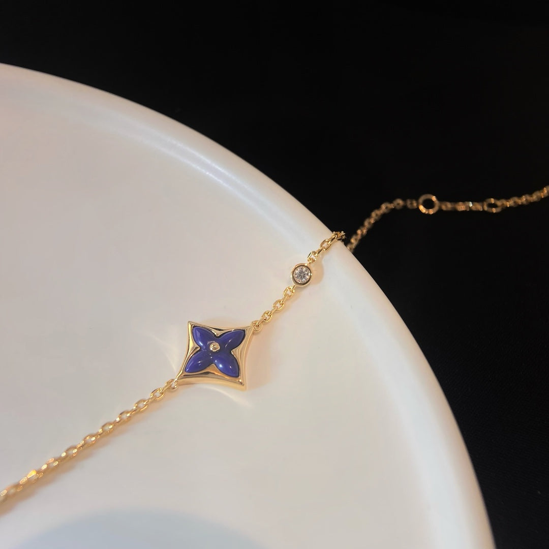 [Liorra]COLOR STAR PINK GOLD DIAMOND BRACELET
