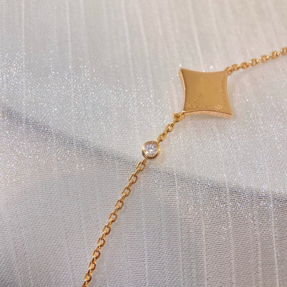 [Liorra]COLOR STAR PINK GOLD DIAMOND BRACELET
