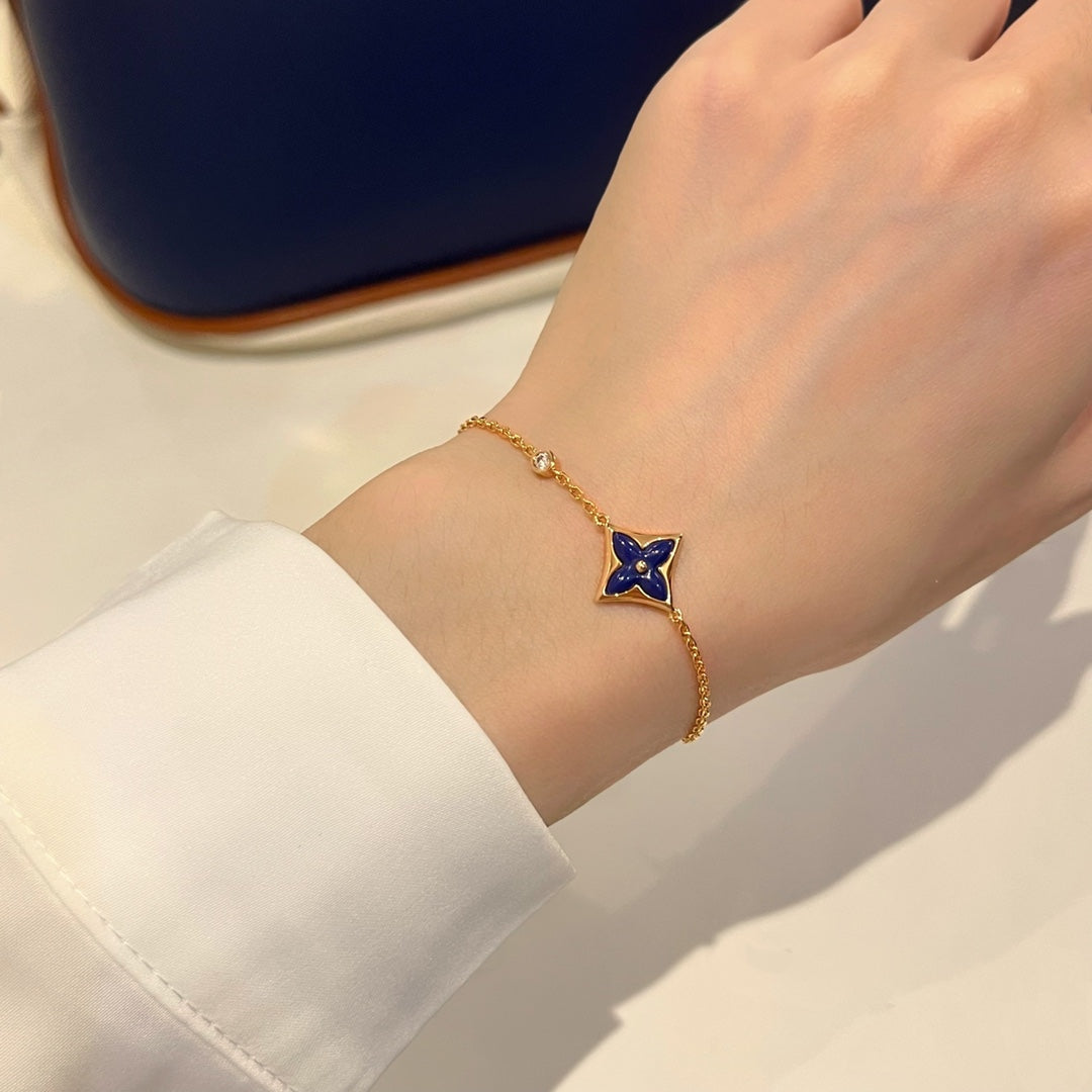 [Liorra]COLOR STAR PINK GOLD DIAMOND BRACELET