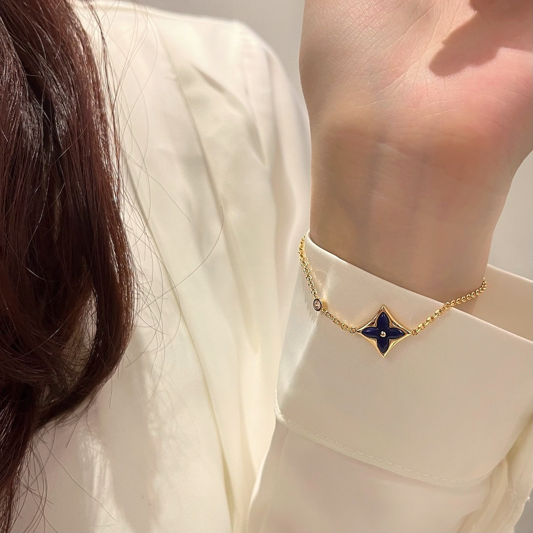 [Liorra]COLOR STAR PINK GOLD DIAMOND BRACELET