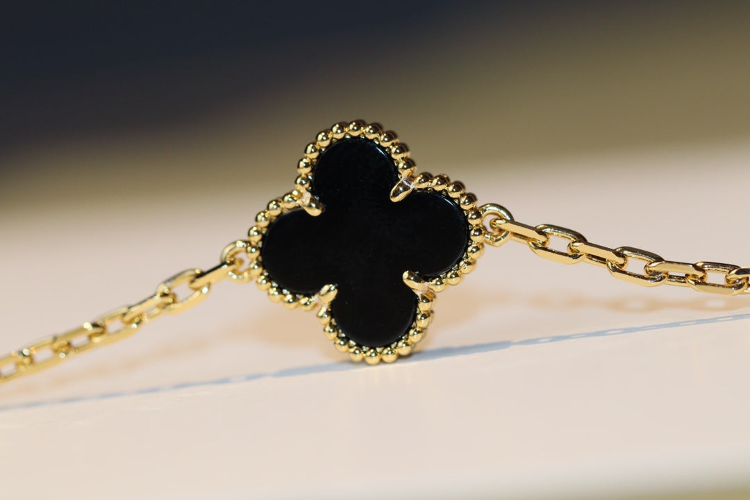 [Liorra]CLOVER 20 MOTIFS ONYX Liorra GOLD