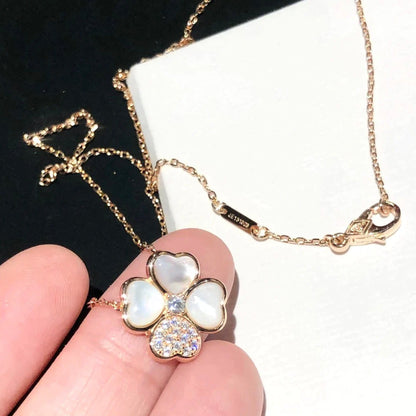 [Liorra]CLOVER MOP DIAMOND Liorra GOLD NECKLACE