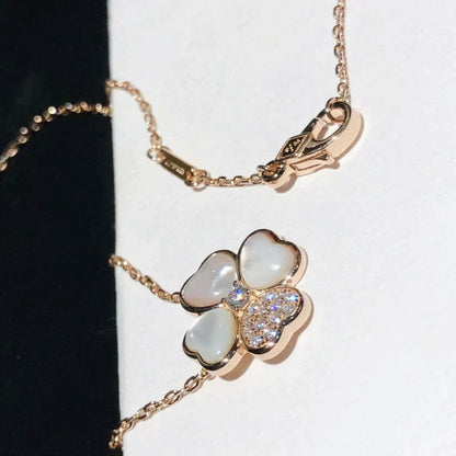 [Liorra]CLOVER MOP DIAMOND Liorra GOLD NECKLACE